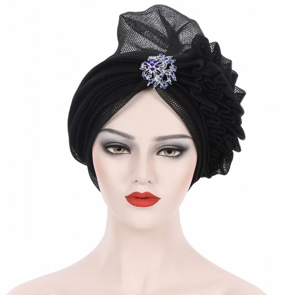 

Новейшие крупные ламинированные африканские хиджабы ручной работы 2022, африканская Кепка в нигерийском стиле для свадьбы, женские тюрбаны, ...