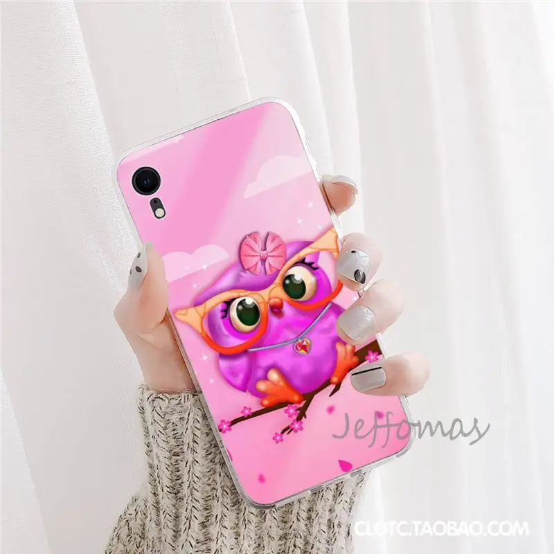 

Cute Owl Lover Cartoon Phone Case For iphone 12 5 5s 5c se 6 6s 7 8 plus x xs xr 11 pro max