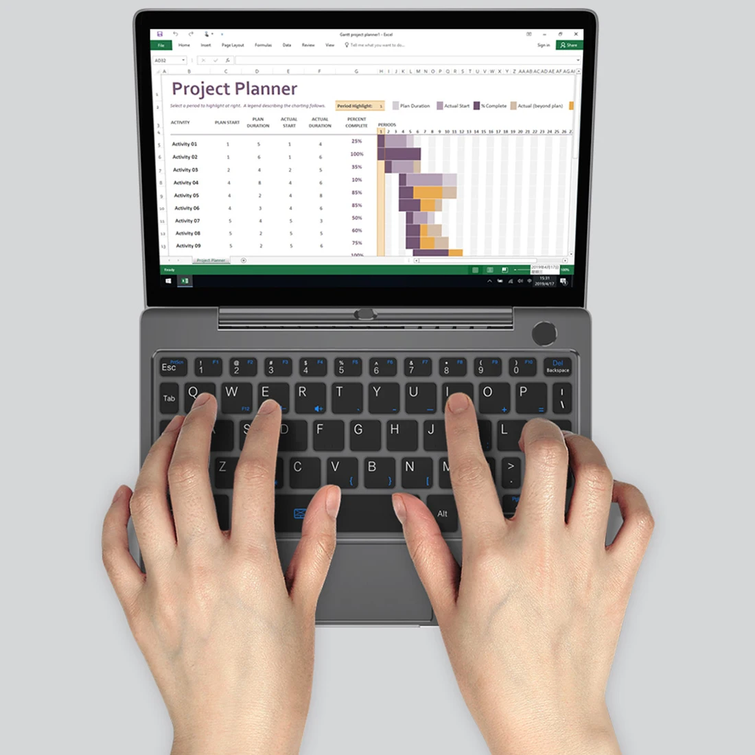 Портативный мини-ультрабук GPD P2 MAX 8 9 дюйма Windows 10 портативный ноутбук с вилкой