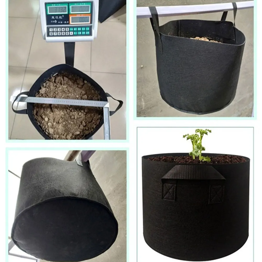 5 шт мешки для растений 5/7 галлонов Цветочные выращивания горшок садовые