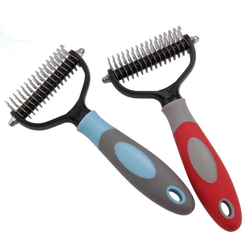 Щетка для вычесывания шерсти домашних животных HSWLL инструмент груминга собак и