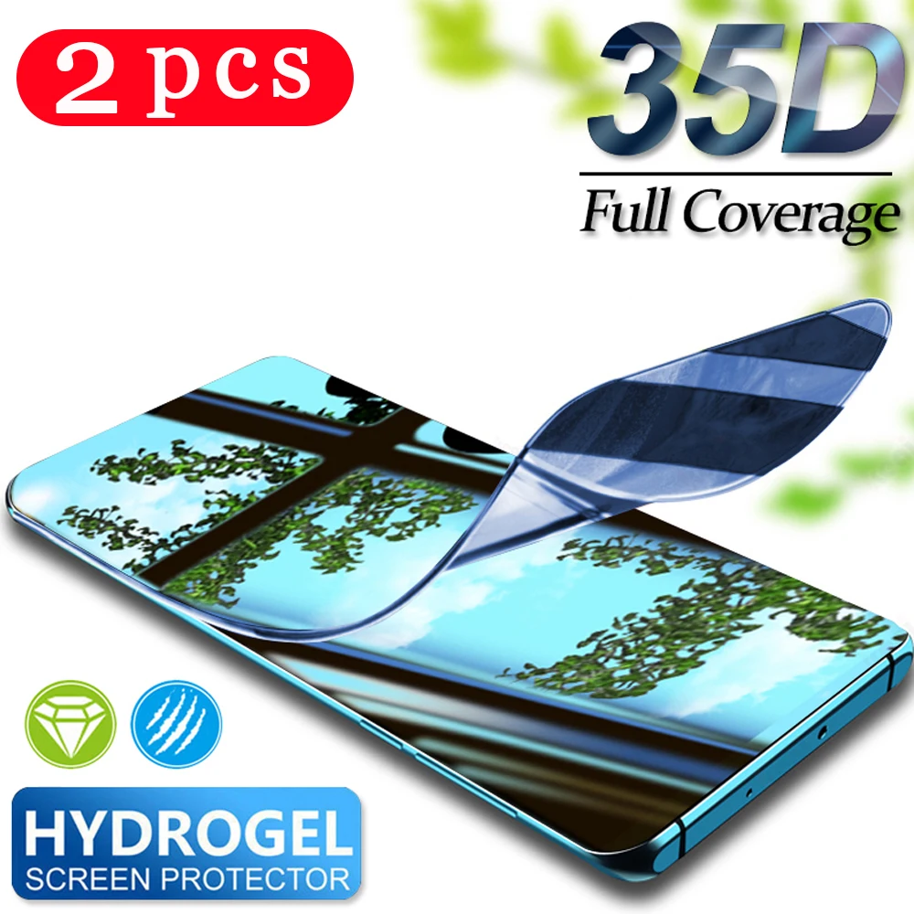 2 шт 35D мягкий полный чехол для huawei mate 30 20 pro 20x10 lite Гидрогелевая пленка защиты