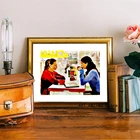 Постер для девочек Gilmore Tv Showe с изображением кофе у Луки, акварельная абстрактная живопись, Кухонное искусство, картины на холсте, Декор, подарок друзьям