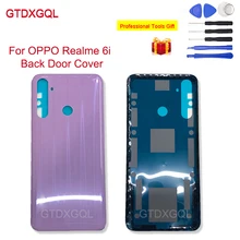 6.5 inches Original For Oppo Realme 6i RMX2040 Back Door Cover Rear Battery Housing Mobile Phone Cas