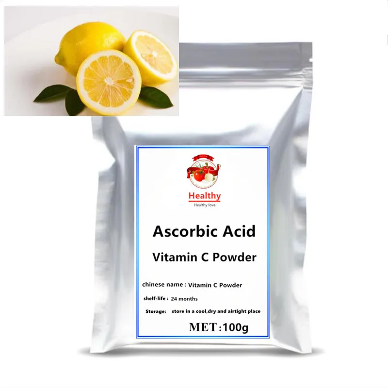 

100-1000g Hot sale Ascorbic acid serum pure vitamin c powder 99% ordinary vitamin c serum natural Anti-Aging Whitening Skin Care