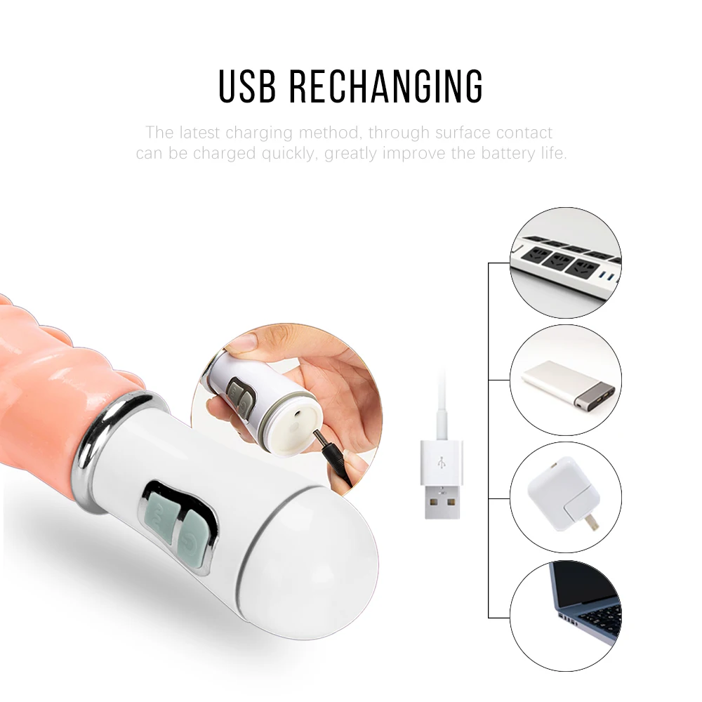 Вибратор с подогревом для клитора Стимулятор точки G перезаряжаемый Женский