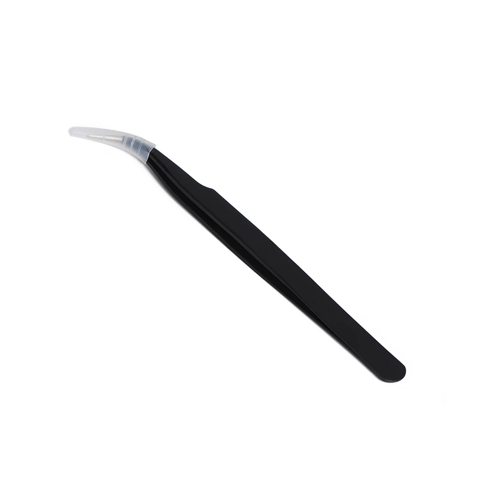 Антистатические изогнутые щипцы с прямым наконечником прецизионные паяльные