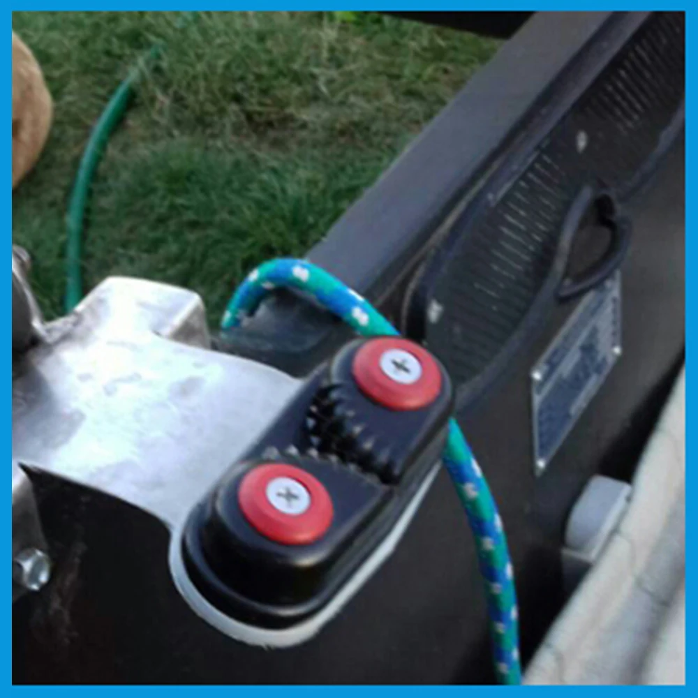 

4 PCS Kayak Cam Cleat Canoe Sailing Boat Dinghy Aluminum Alloy Fast Entry Cam Cleats Outdoor Water-Skiing Swimming Accessory