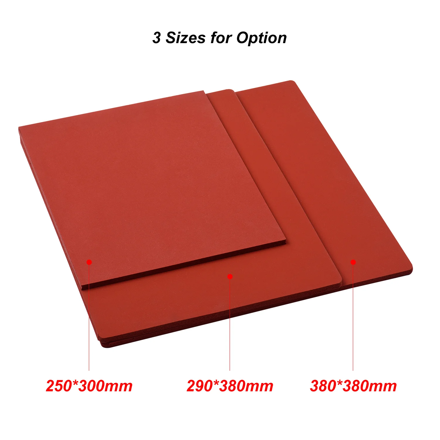 Aibecy 380*380*8 мм термопресс ing матовый Силиконовый коврик термостойкая пластина