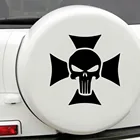 С изображением Карателя Автомобильная наклейка Водонепроницаемый самоклеящаяся Съемная наклейка для автомобиля от царапин чехол наклейка на авто украшения