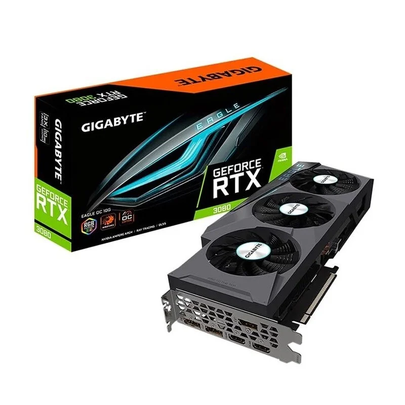 

Wholesale Graphics Card for Ankii GIGABYTE GeForce RTX 3080 EAGLE OC 10G Gaming Graphics Card With Video Card In Stock no LHR