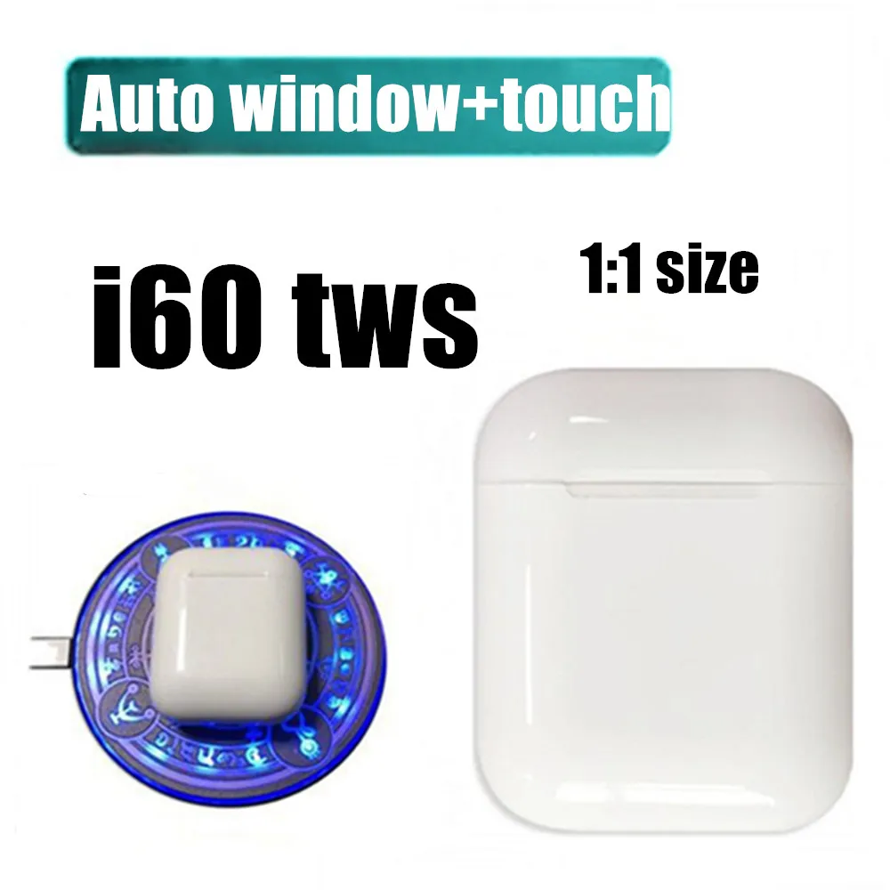 I60 TWS беспроводные наушники Bluetooth 5 0 спортивные гарнитура для iphone Android PK i10 tws i12 i13 i15