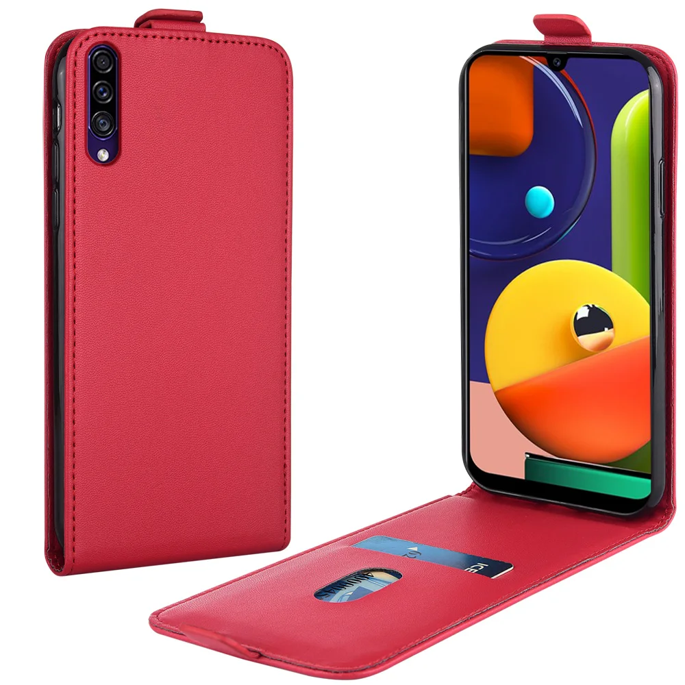 Роскошный кожаный чехол-книжка для Samsung Galaxy A50 A505 A505F SM-A505F 6 4 дюйма чехол телефона