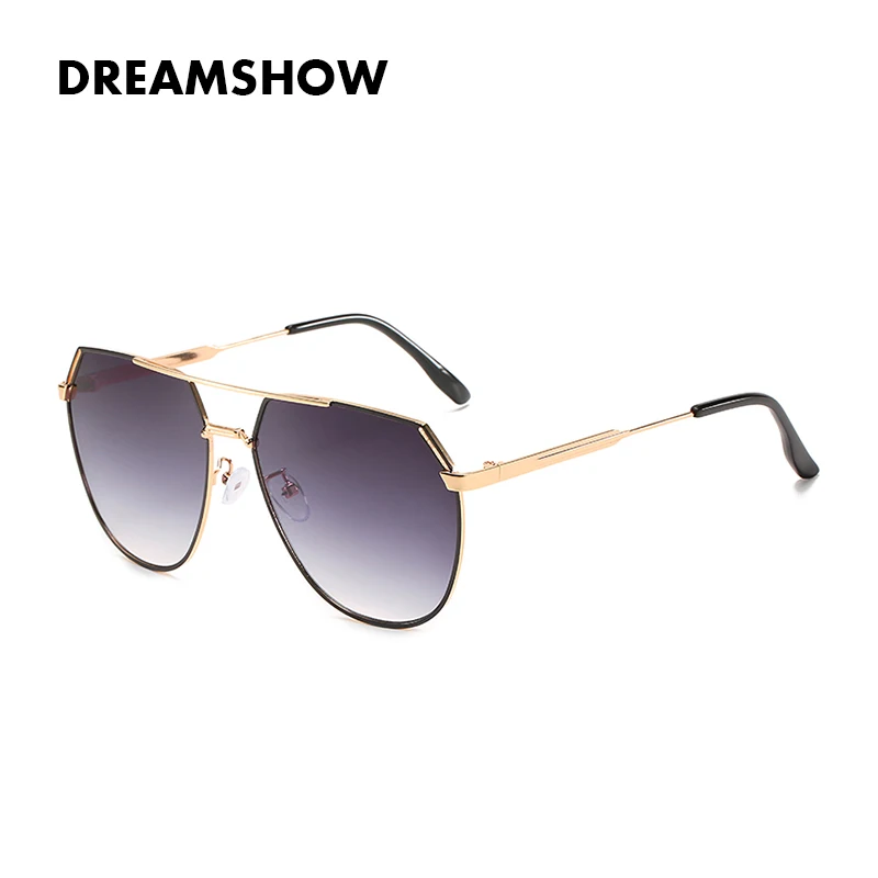 

Fashion Pilot Sunglasses Women UV400 Gradient Lens Round Aviation Sun Glasses For Women oculos de sol #1937