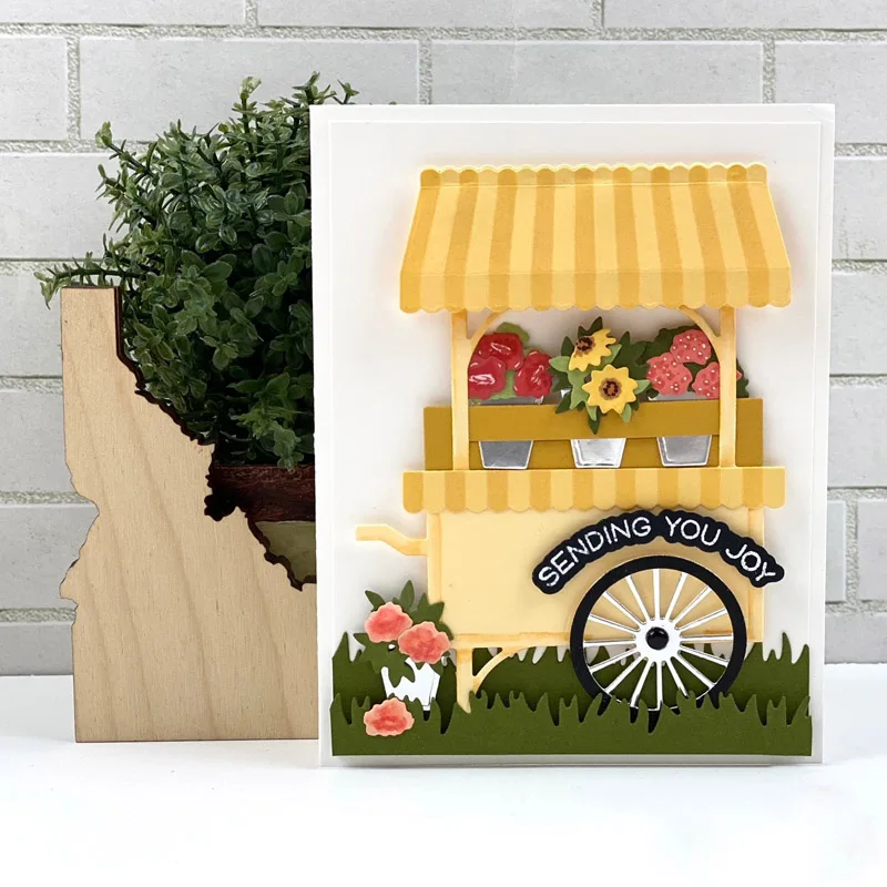 Металлические пресс-формы новинка 2021 Цветочная краска готовка садоводство