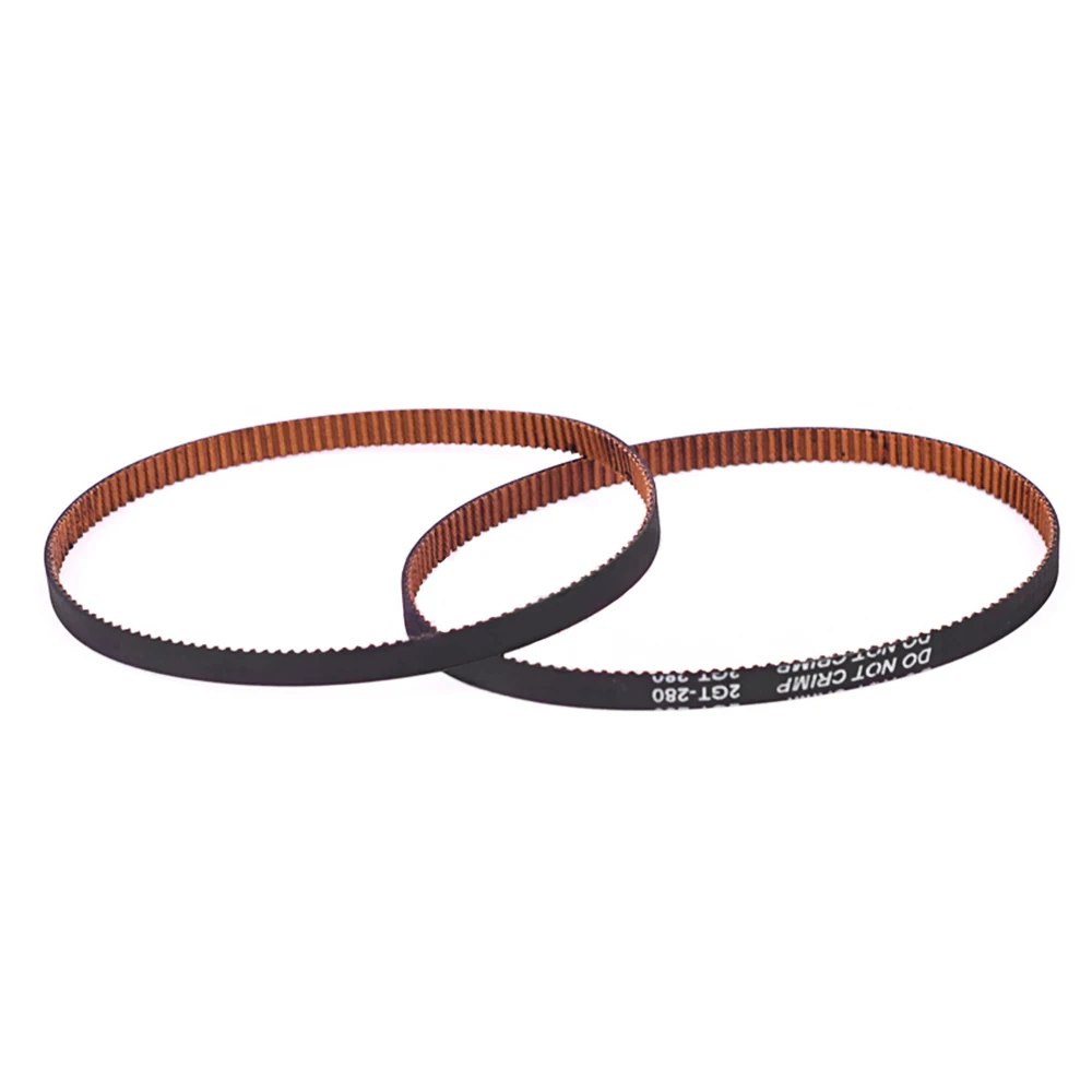 MEGA 3D Printers GT2 Closed Loop Anti-Slip Timing Belts 6mm Width Rubber 110 112 158 280 300 852 1524mm 2GT Synchronous Belts images - 6