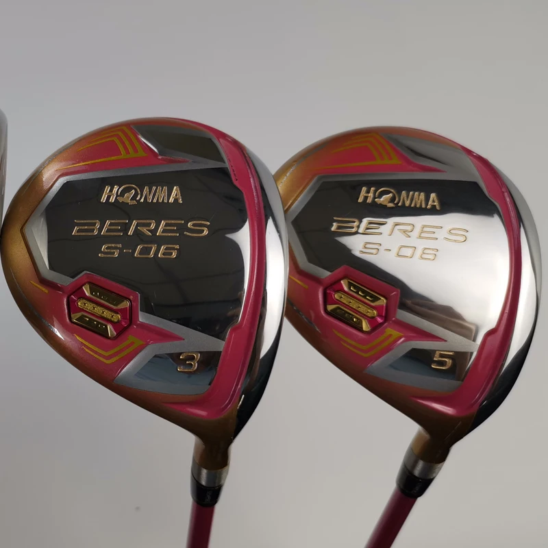 Гольф-клуб 4 звезды honma s-06 для женщин наборы утюгов клюшки для водителей фарватера 13 штук графит посвящать вал без шаровой сумки