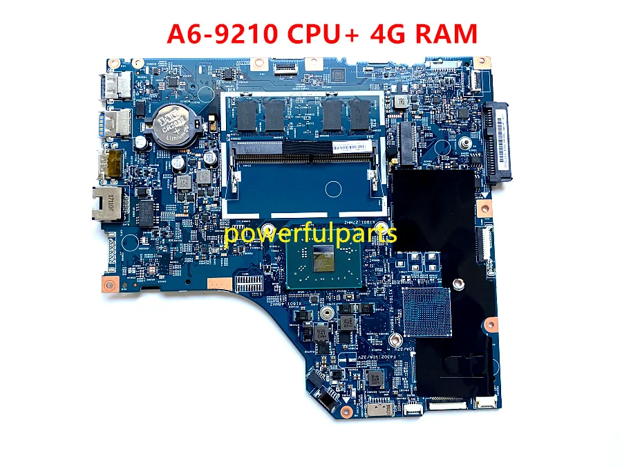 100% работает с материнской платой lenovo V110 15AST процессором A6 + 4 Гб ОЗУ встроенной