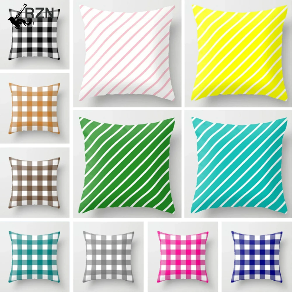 

Квадратная наволочка 45x45 см с геометрическим рисунком