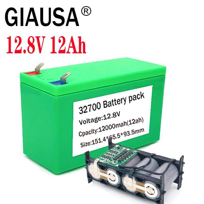 Аккумулятор GIAUSA 32700 Lifepo4 4S1P 12 8 В А · ч со сбалансированным корпусом BMS для