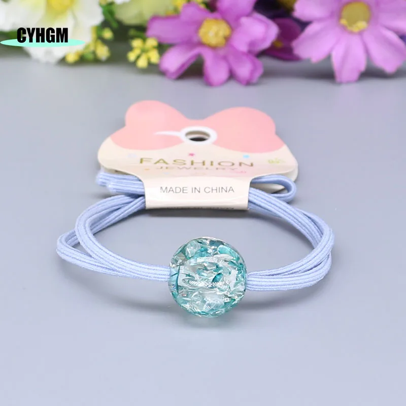 Резинка для волос женская эластичная янтарная F30-8 |