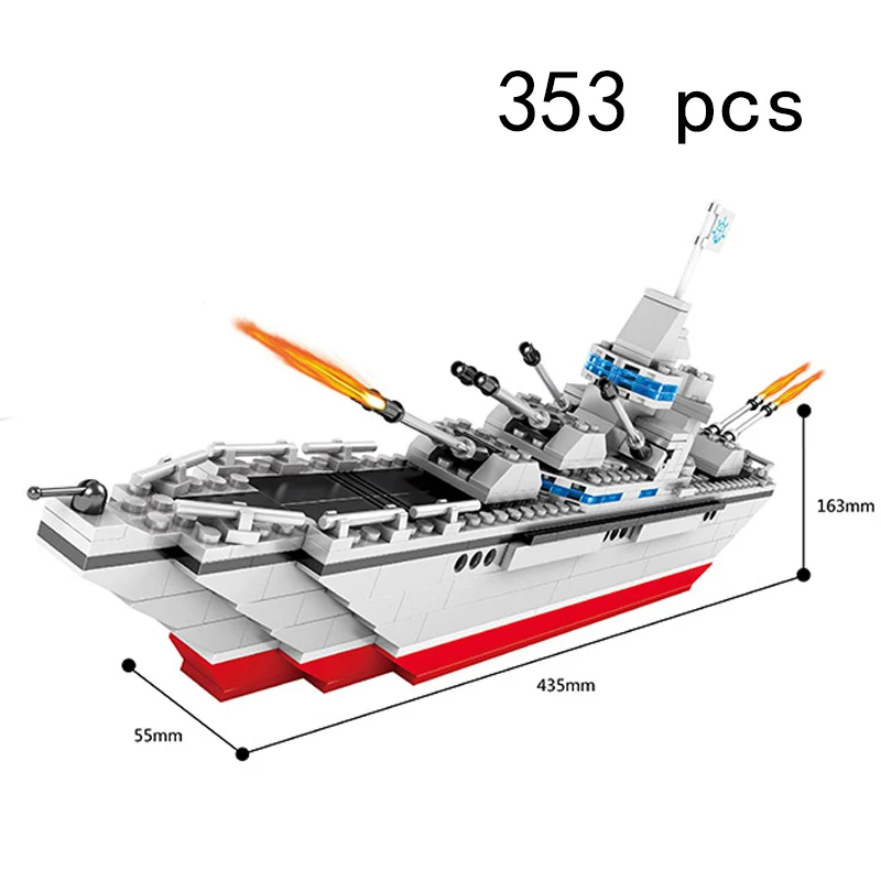 Военный боевой корабль модель корабля конструктор разрушитель airобработанные