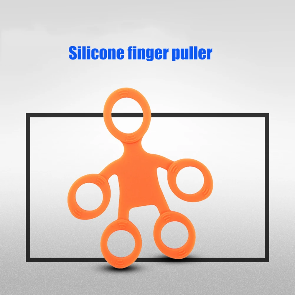 1PCS Kebugaran Tangan Jari Pelatih Tarik Cincin Band Ketegangan Alat Kekuatan Berolahraga Pelatihan Jari Rehabilitasi Pelatih