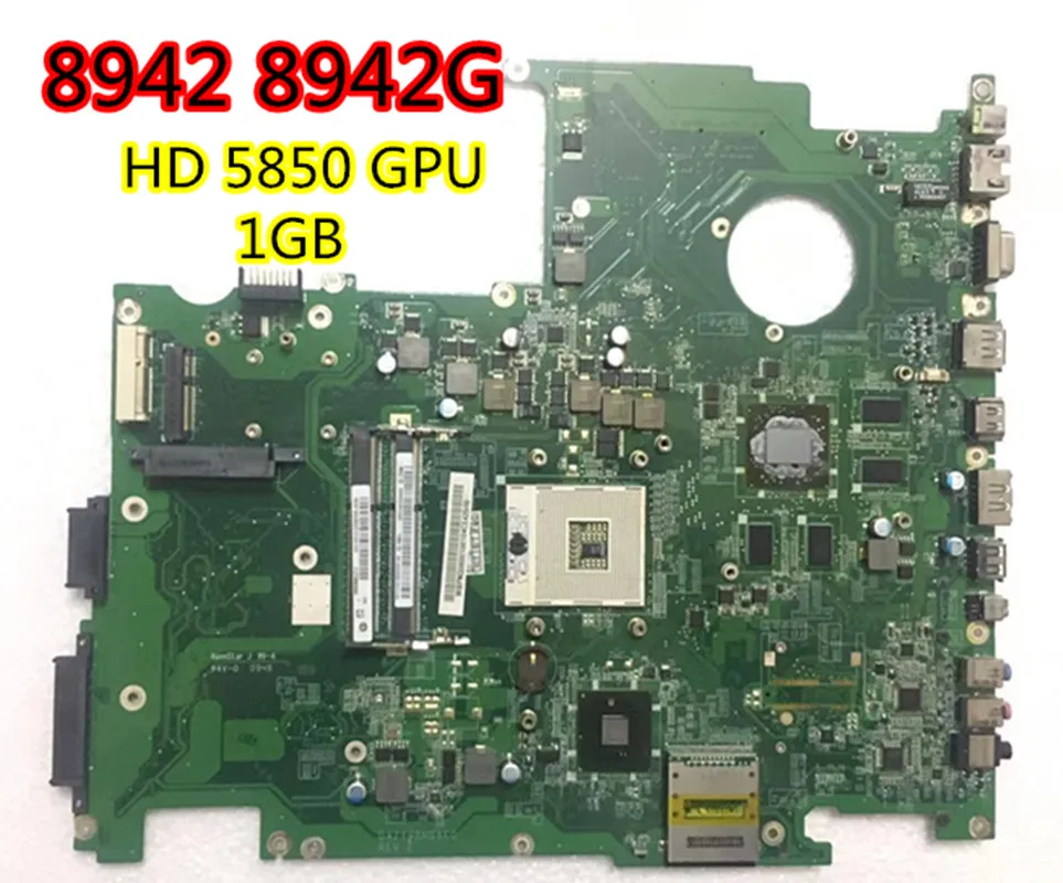 Материнская плата DAZY9BMB8E0 MB.PNQ06.001 MBPNQ06001 для ноутбука acer aspire 8942 8942G ZY9 HM55 DDR3 HD5850 GPU