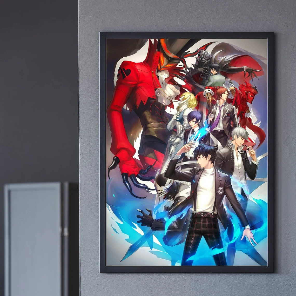 Плакат для видеоигр Persona 5 плакат из аниме ПК PS4 эксклюзивный ролевых игр