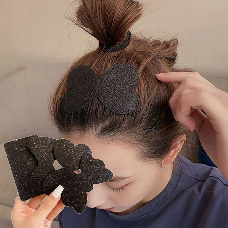 

Lady's Broken Hair Finishing Artifact, Black Invisible Hair Stickers, Large Velcro Hair Accessories, Used For Fixing Broken Hair