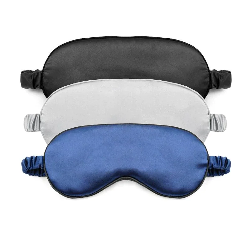 

Women Imitated Silk Sleep Eye Mask Portable Travel Eyepatch Nap Eye Patch Rest Blindfold Eye Cover Sleeping Mask Night Eyeshade