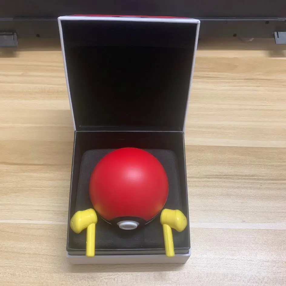 2021 Новая гарнитура Bluetooth Poké-Mon-Pikachu 5 0 наушники-вкладыши для геймеров зарядки Pokeball