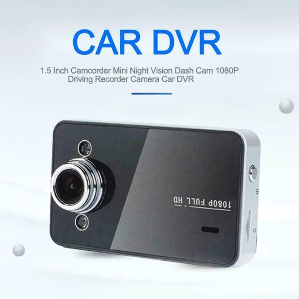 С розничной коробкой K6000 Автомобильный видеорегистратор компактная камера Full HD