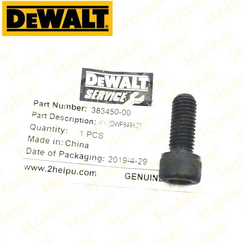 Винт для DEWALT D28700 DWP849X DCM849N DCM849 DW872 DW871 D28715 D28870 D28730 DW130 DWE1622K 383450-00 | Инструменты