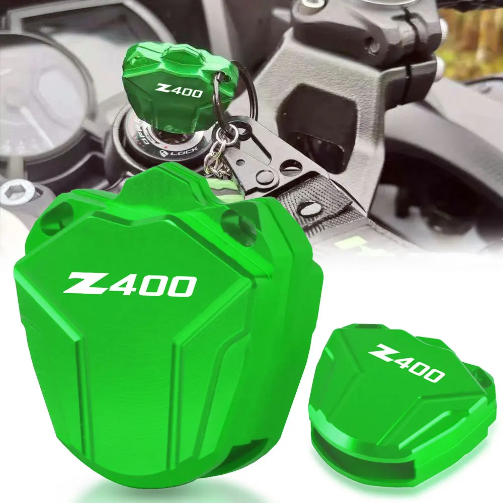 

Для KAWASAKI Z400 Z 400 2017 2018 2019 ABS (ключ без крышки чипа) чехол для ключа CNC для мотоцикла Z400 Z 400 аксессуары