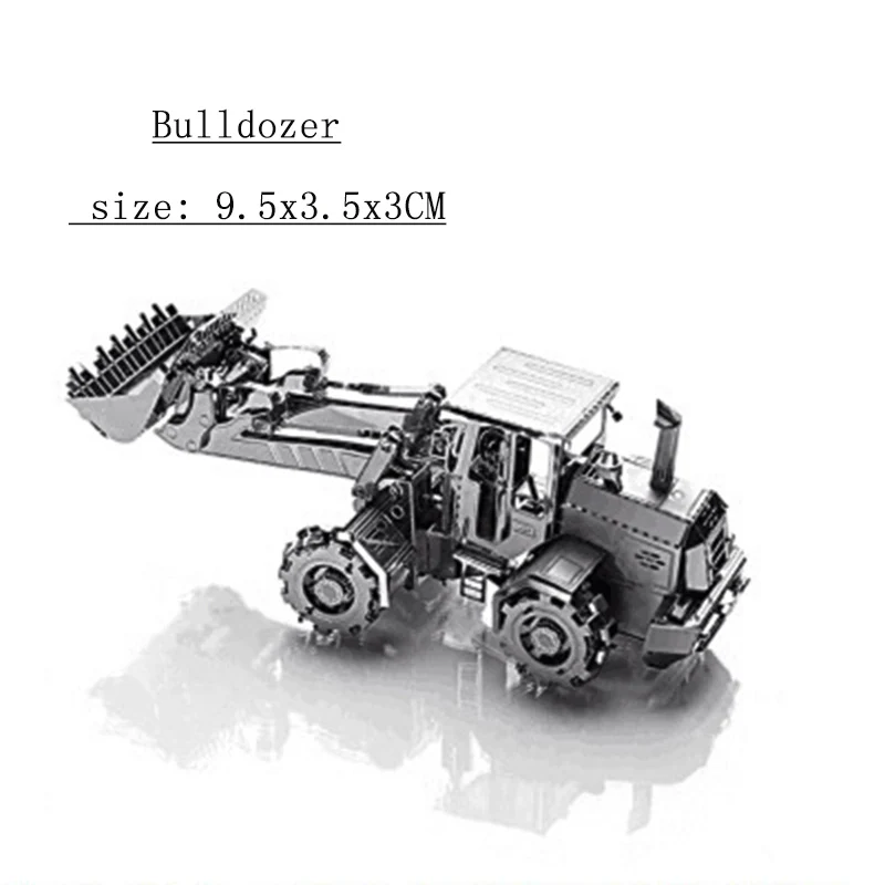 Jigsaw Puzzle Car 10 Types of 3D Metal DIY Stainless Steel Model Assembly Kit Adult Jigsaw Collection Education - Цвет: MB077
