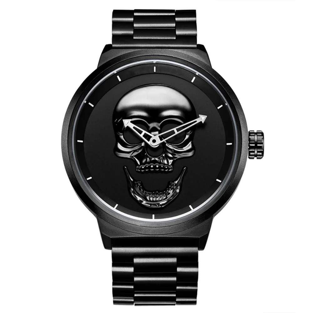 

The New Stylish Minimalist Skull Men's Watch Waterproof Quartz Watch Manufacturers In Stock