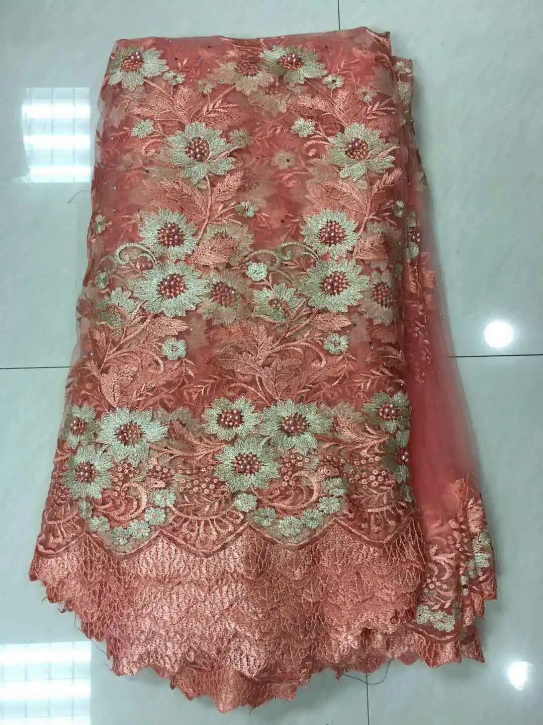 Африканская кружевная ткань 2020 нигерийские кружева с вышивкой свадебная