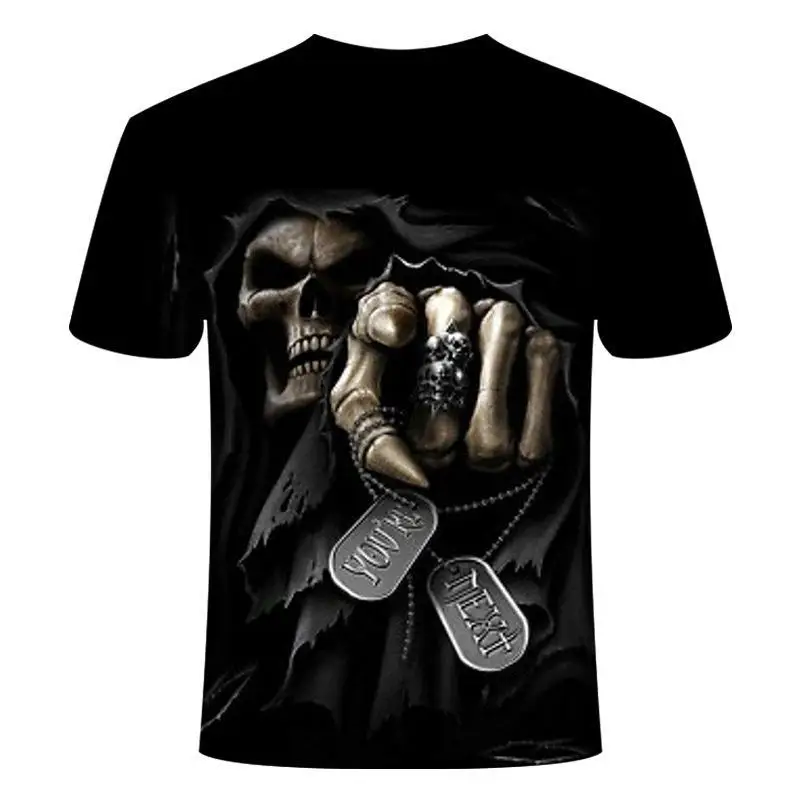 

2020 Hotsale New Mens High -Quality Ghost Rider Printing Men Summer Funny T-Shirt 3d Casual T -Shirt 6xl Plus -Size Men Clothing