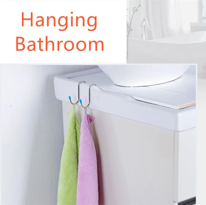 Двойной S-образный крючок для хранения из нержавеющей стали ванной кухни