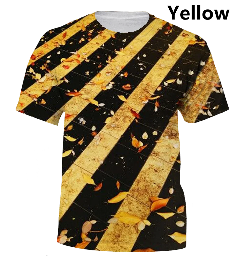 

Summer leisure and cool Falling autumn leaves new high-quality T-shirt (the best gift)