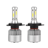 2pcs h7 led h4 car headlight s2 led bulb h1 h11 h8 h9 hb3 9005 hb4 9006 9007 9004 h3 h13 real 40w 8000lm 6500k 6000k auto lamp