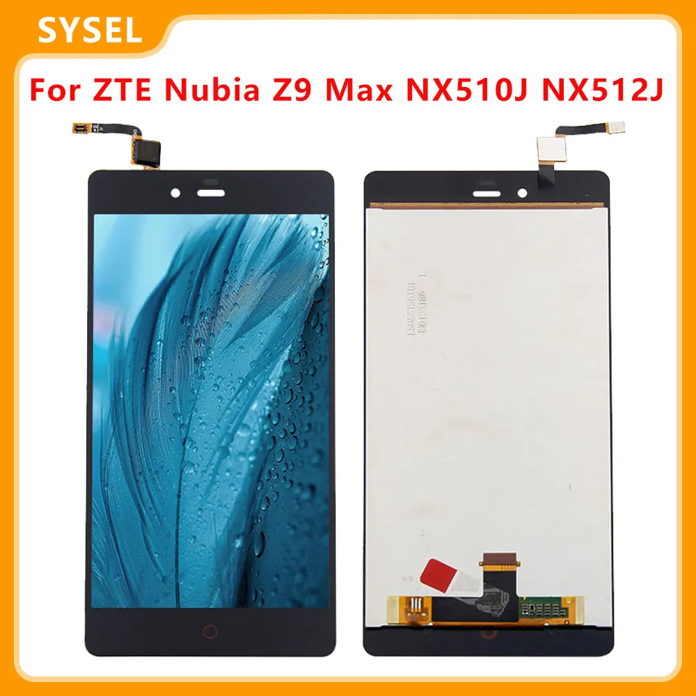 ЖК дисплей с дигитайзером для ZTE Nubia Z9 Max сенсорная панель стекло в сборе NX510J NX512