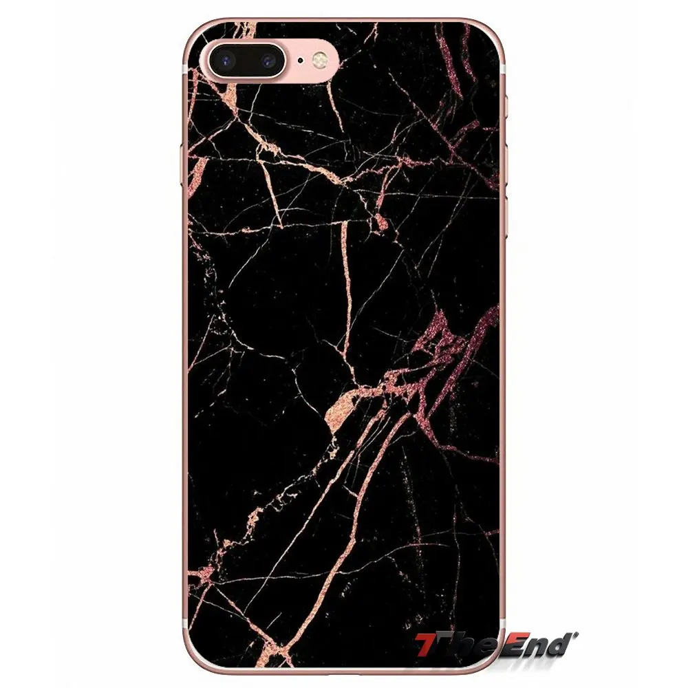 Для Apple IPhone X 4 4S 5 5S SE 5C 6 S 7 8plus Plus 8 для корпуса Синий Золотой Мрамор розы мягкий
