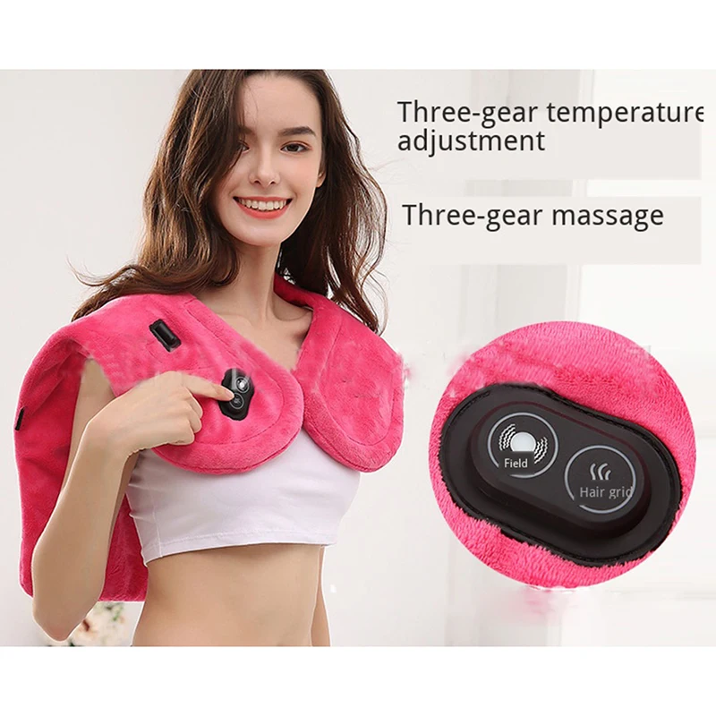 Электрическая Горячая прижигание Массажная шаль Многофункциональный Подогрев