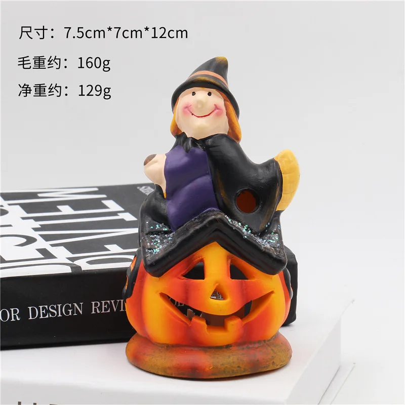 Хэллоуин Тыква фонарик ведьмы светильник лампа орнамент декор настольные