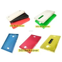 new battery back cover housing case for nokia asha 501 502 for microsof lumia 503 with power volume buttons repair parts