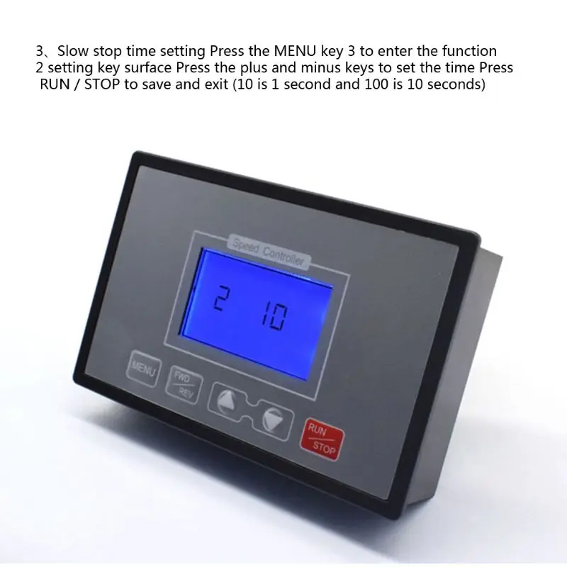 ЖК-дисплей Smart Digital Display 0 ~ 100% Регулируемый 60A ШИМ DC10-55 V контроллер скорости