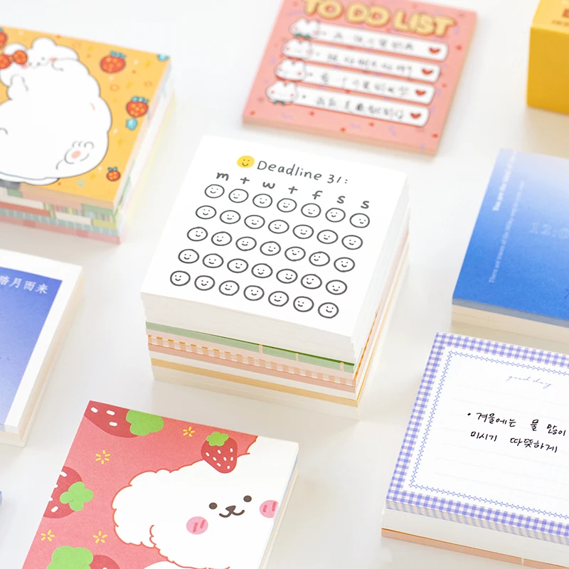 

COO NOTE 320sheets/ Stationary Memo Pads Ins Style Cute Cartoons ã€Office Stationery Supplies