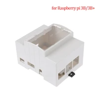 1 pc raspberry pi 4 model b abs case white case protective case enclosure for pi 4b 3b3b accessories